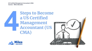 4 Steps to Become a US Certified Management Accountant (US CMA)