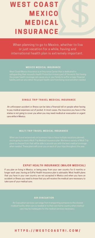 West Coast Mexico Medical Insurance