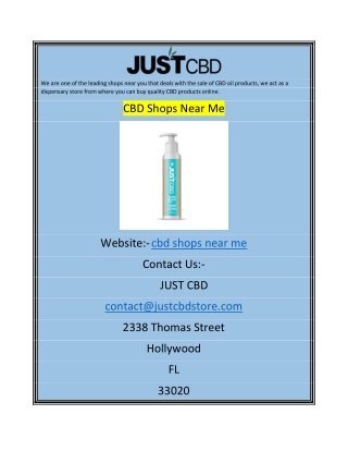 CBD Shops Near Me