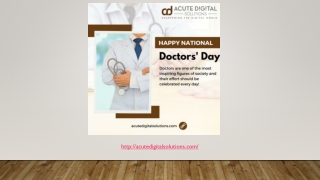 Happy National Doctors' Day