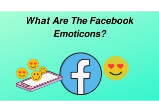 What Are The Facebook Emoticons?