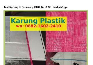 Jual Karung Di Semarang ౦88ᒿ–l6౦ᒿ–ᒿㄐl౦{WA}