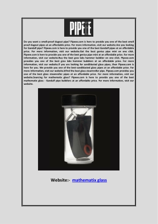 Mathematix glass  Pipeee.com