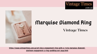 Marquise Diamond Ring