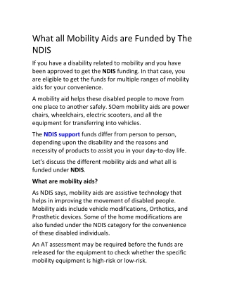 NDIS registered providers