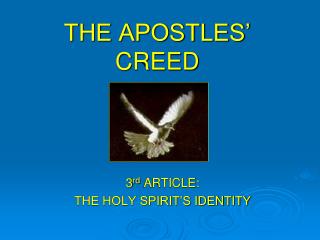 THE APOSTLES’ CREED