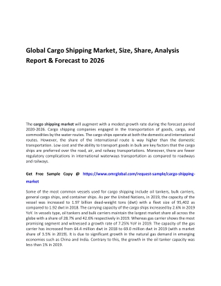 Global Cargo Shipping Market