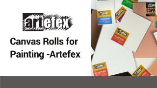 Canvas Rolls for Painting - Artefex