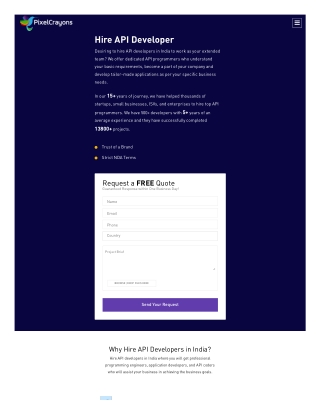 Hire API Developer: Strict NDA Terms
