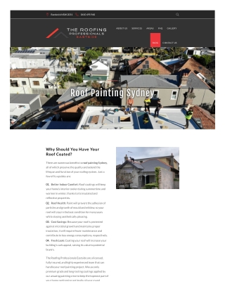 Roof painting Sydney