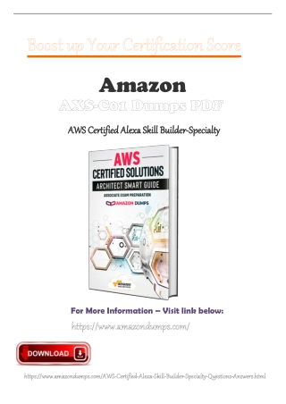 Solutions to Pass Amazon AXS-C01 Exam With Updated AXS-C01 Questions Answers