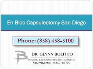 En Bloc Capsulectomy San Diego