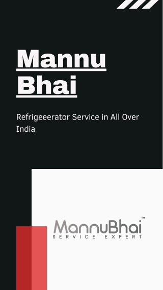 Mannu Bhai Fridge Service Near Me