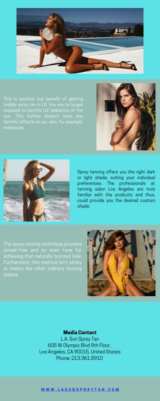 spray tan in LA