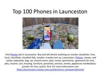 Top 100 Phones in Launceston