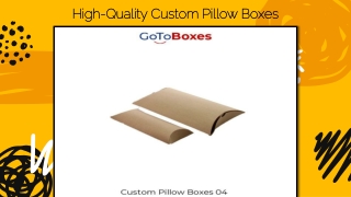 Custom Pillow Boxes