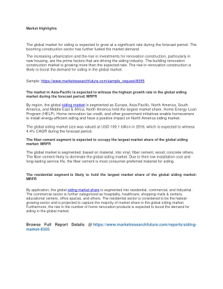 Siding Market