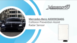 Mercedes-Benz A0009058406 Collision Prevention Assist Radar Sensor