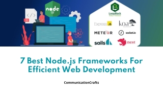 7 Best Node.js Frameworks For Efficient Web Development _ CommunicationCrafts