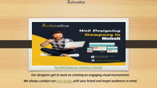 Top Web Designing  Company in Mohali