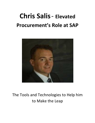 Chris Salis - Elevated Procurement's Role at SAP