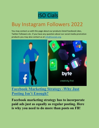 Buy Instagram Followers 2022