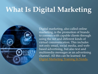 Digital Marketing online training