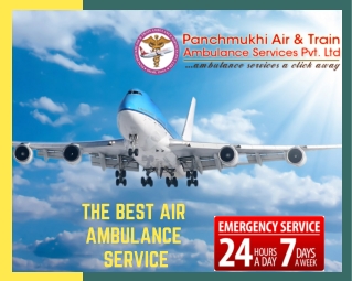 Book the Excellent ICU Air Ambulance Service in Amritsar by Panchmukhi with All Latest Ca