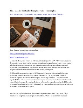 Ibiza - anuncios clasificados de empleos varios - otros empleos-converted