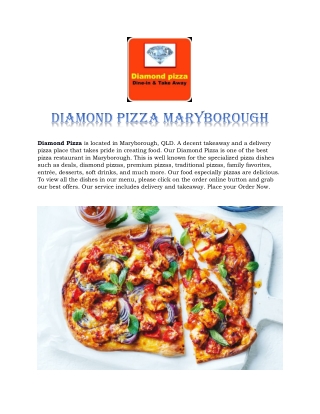 Diamond Pizza Maryborough