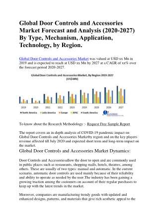 Global Door Controls and Accessories Market Forecast and Analysis