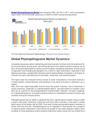 Phytosphingosine Market was valued at US