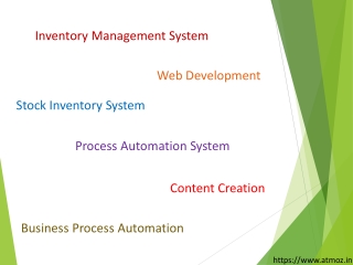 Inventory Management System | Web Development | Stock Inventory System - Atmoz