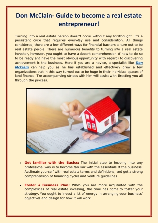 Don McClain- Guide to become a real estate entrepreneur-converted
