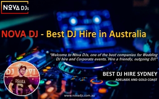 NOVA DJs - Best DJ Hire in Australia