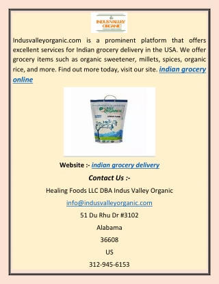 indian grocery delivery sd