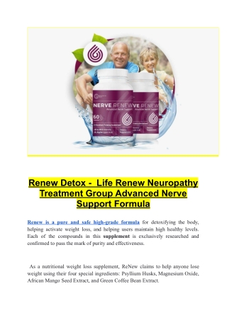 Renew Dietary Supplement-Nerve Support