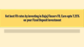 Best fixed deposit rates in India