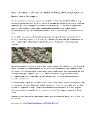 Ibiza - anuncios clasificados de gestión de fincas, escrituras, impuestos - bienes raíces - bedpage.es-converted-convert