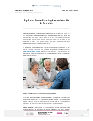 Top Rated Estate Planning Lawyer Near Me in Palmdale