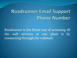 Roadrunner Support Phone Number | Roadrunner Email Support