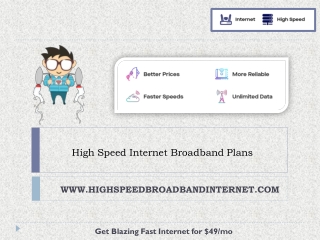 High Speed Internet Broadband Plans