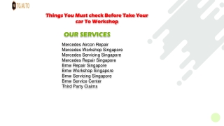 Some advantages of the Mercedes servicing package