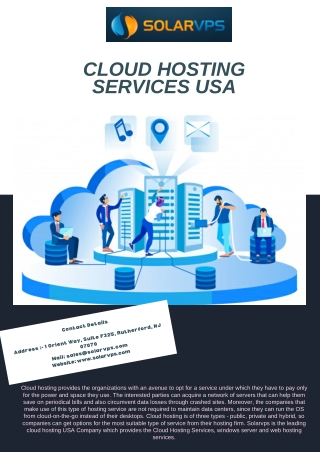 Cloud Hosting Services USA