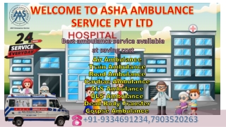 Confirm reasonable response Air Ambulance Service at affordable cost |ASHA