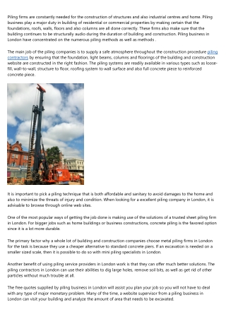 piling lancashire: 10 Things I Wish I'd Known Earlier