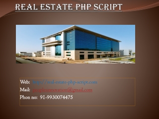 Real Estate Script - Real Estate PHP Script, Real Estate Scr
