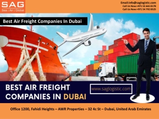 Best Air Freight Companies In Dubai