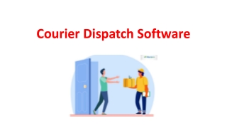 Courier Dispatch Software