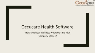 How Employee wellness programs save Your Company Money